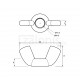 WING NUT M10 WING NUTS